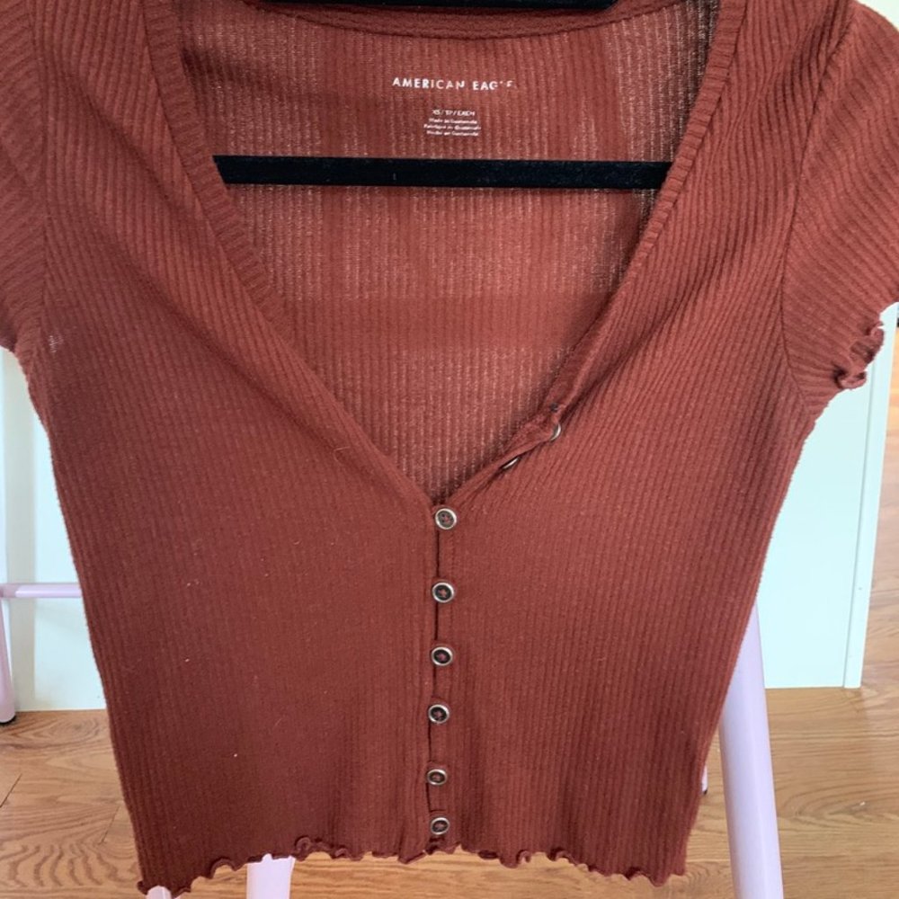 Burnt Orange Crop Top
